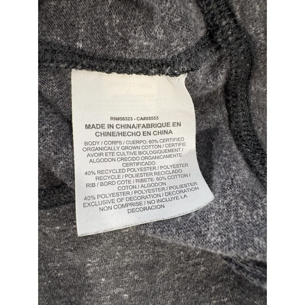 Nike YOUTH Full Zip Cotton Blend Hoodie, Heather Dark Grey, Size XL Extra Large‎
